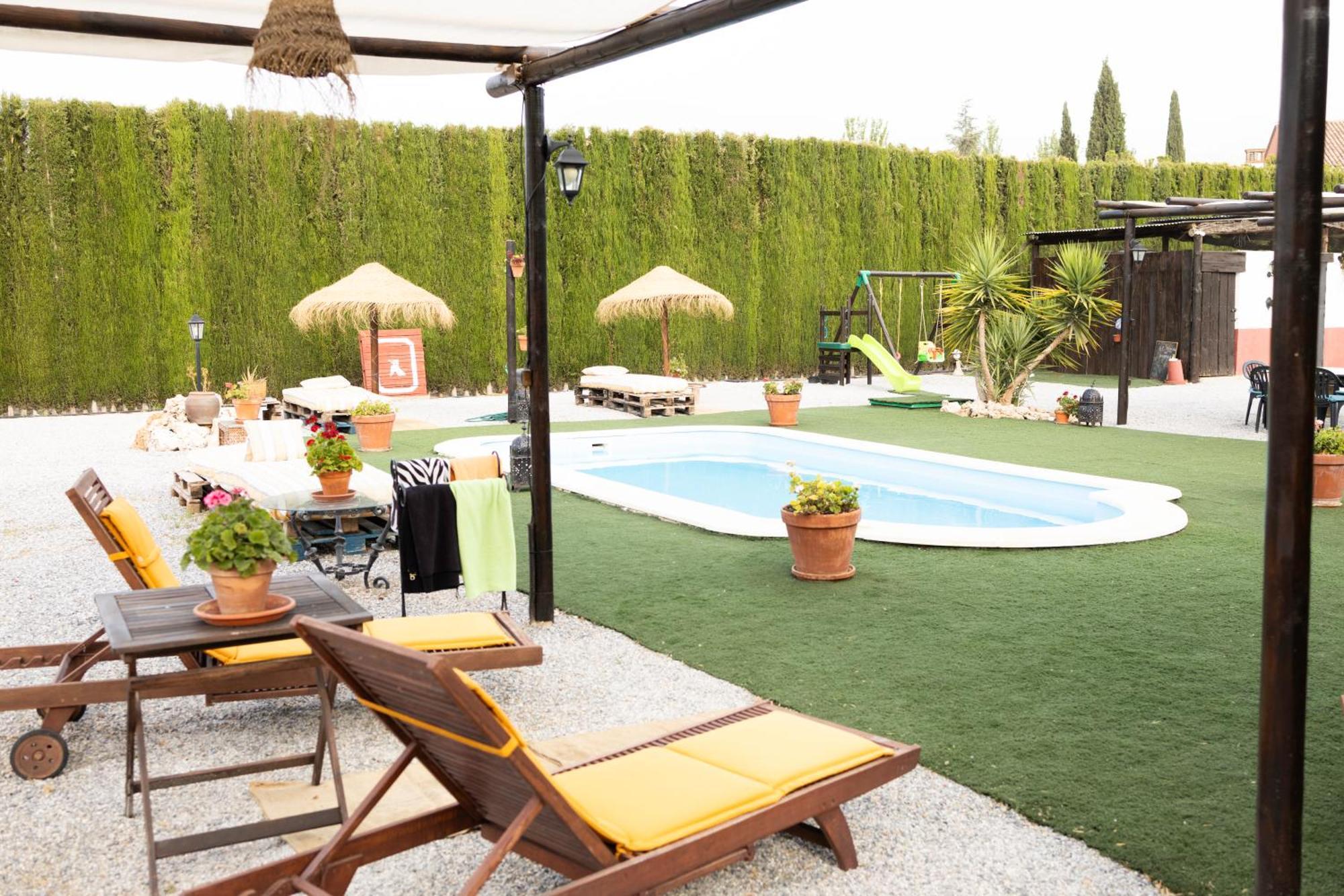 La Cuadra, Finca A Los Pies De Sierra Nevada, A 10 Minutos Del Centro, Piscina, Jardin, Barbacoa La Zubia  Eksteriør bilde